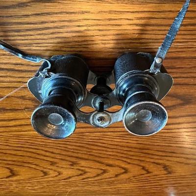 PITTSBURGH GOLD TONE NAUTICAL SUNDIAL AND COMPASS PLUS BINOCULARS