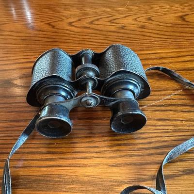 PITTSBURGH GOLD TONE NAUTICAL SUNDIAL AND COMPASS PLUS BINOCULARS