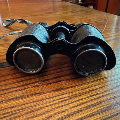 PITTSBURGH GOLD TONE NAUTICAL SUNDIAL AND COMPASS PLUS BINOCULARS