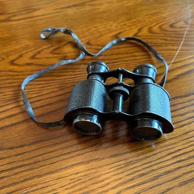PITTSBURGH GOLD TONE NAUTICAL SUNDIAL AND COMPASS PLUS BINOCULARS