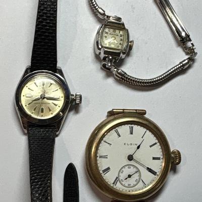Tudor, Bulova & Elgin watches