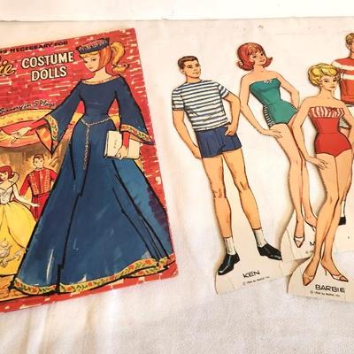 Lot #169 1964 Whitman Barbie Costume Dolls