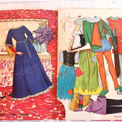 Lot #169 1964 Whitman Barbie Costume Dolls