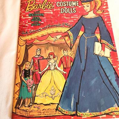Lot #169 1964 Whitman Barbie Costume Dolls