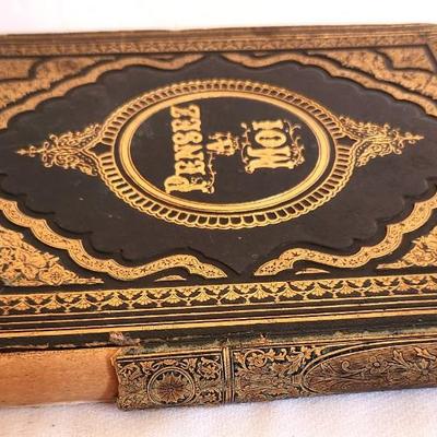 Lot #176 Antique Autograph Album Pensez a Moi (Think of Me) - 1869