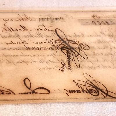 Lot #178 New Orleans Jackson Great Southern Railroad Company - $1000 Bond