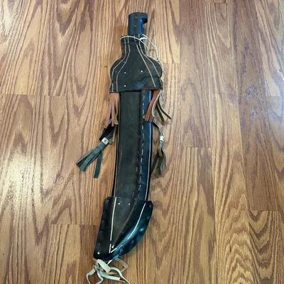 PROMEDOCA MACHETE AND A SOLINGEN FIXED BLADE KNIFE