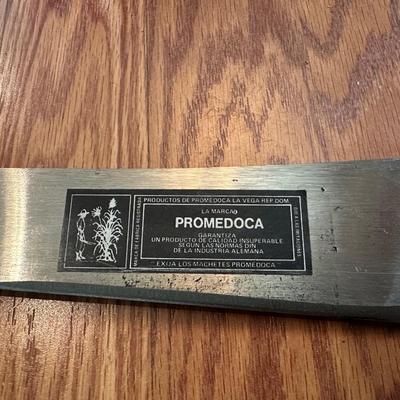 PROMEDOCA MACHETE AND A SOLINGEN FIXED BLADE KNIFE