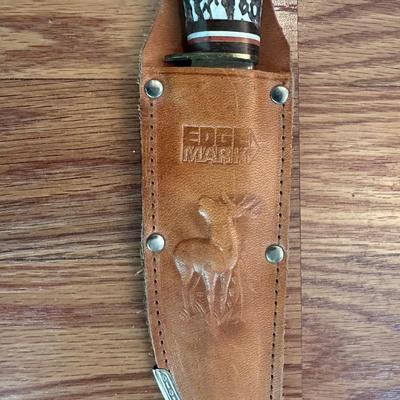 PROMEDOCA MACHETE AND A SOLINGEN FIXED BLADE KNIFE