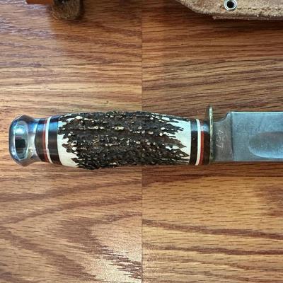 PROMEDOCA MACHETE AND A SOLINGEN FIXED BLADE KNIFE