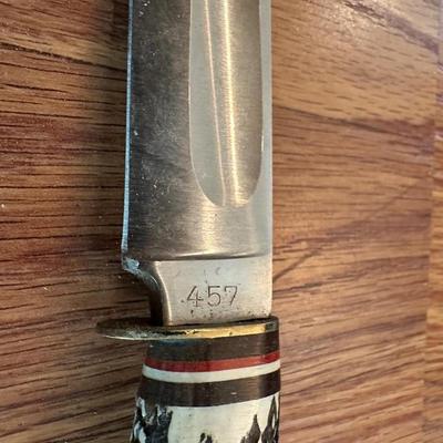 PROMEDOCA MACHETE AND A SOLINGEN FIXED BLADE KNIFE