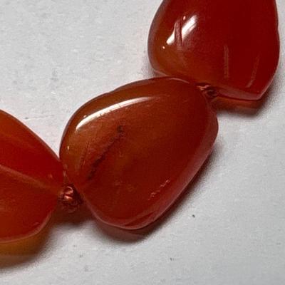 Vintage Danish Amber stones with silver clasp
