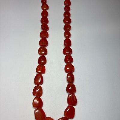 Vintage Danish Amber stones with silver clasp
