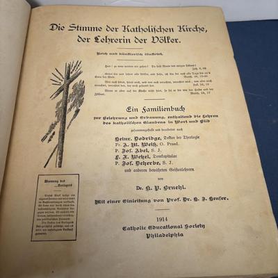 1914 German Catechism Book