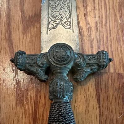 ORNATE SPANISH DAGGER AND A SMALLER DAGGER