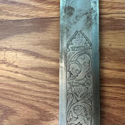 ORNATE SPANISH DAGGER AND A SMALLER DAGGER