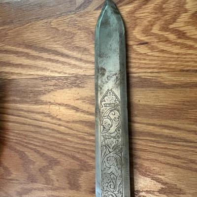 ORNATE SPANISH DAGGER AND A SMALLER DAGGER