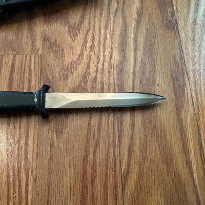ORNATE SPANISH DAGGER AND A SMALLER DAGGER