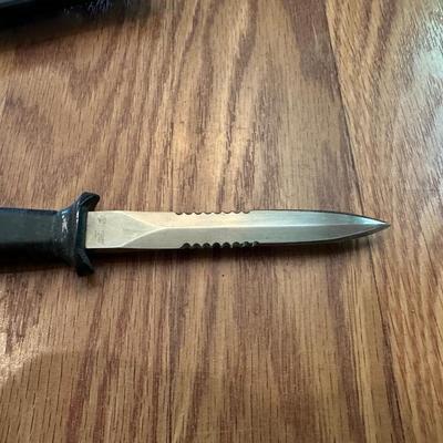 ORNATE SPANISH DAGGER AND A SMALLER DAGGER