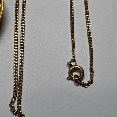 10K GF Locket & chain