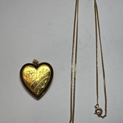 10K GF Locket & chain