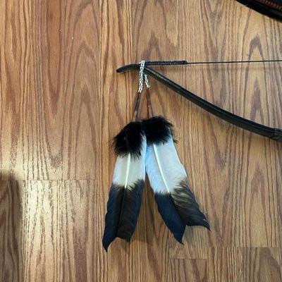 NATIVE AMERICAN CEREMONIAL BOW AND ARROW
