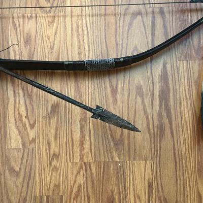 NATIVE AMERICAN CEREMONIAL BOW AND ARROW
