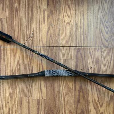 NATIVE AMERICAN CEREMONIAL BOW AND ARROW