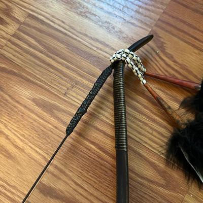 NATIVE AMERICAN CEREMONIAL BOW AND ARROW