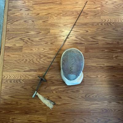 FENCING SWORD, MASK & JACKET