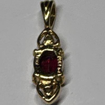 Two pendants (12K & 14K)