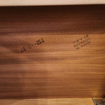 Teak Side Table Made in Denmark ABJ 29x22x21H