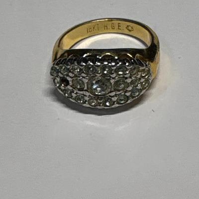 18K HGE ring (size 6)