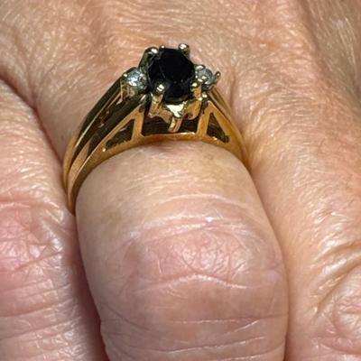 Beautiful gold flip ring (size 9)
