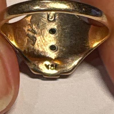 10K gold ring (size 7)