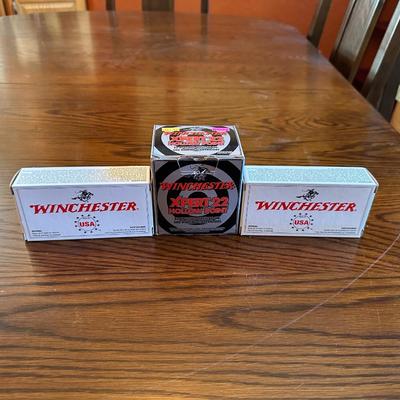 2 WINCHESTER 9MM LUGER & XPERT 22 HOLLOW POINT