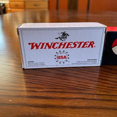 2 WINCHESTER 9MM LUGER & AMERICAN EAGLE .233 REMINGTON