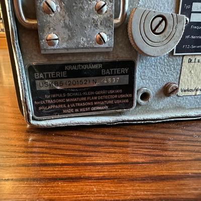 VINTAGE KRAUTKRAMER ULTRASONIC FLAW DETECTOR