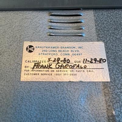 VINTAGE KRAUTKRAMER ULTRASONIC FLAW DETECTOR