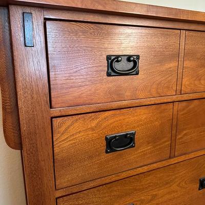 MISSION STYLE 5 DRAWER CHEST