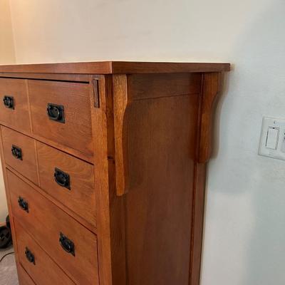 MISSION STYLE 5 DRAWER CHEST