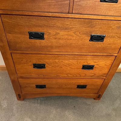 MISSION STYLE 5 DRAWER CHEST