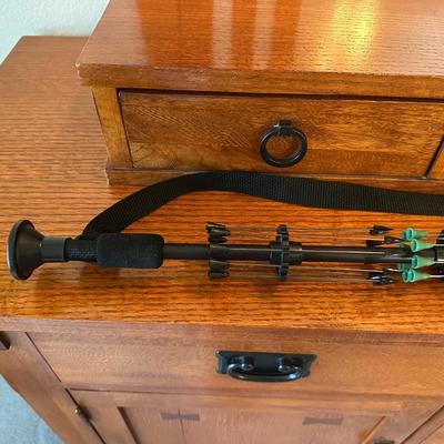 BLOWGUN WITH PAPER TARGETS