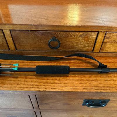 BLOWGUN WITH PAPER TARGETS