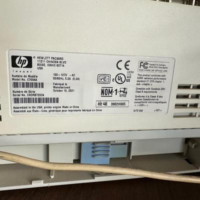 HP LASERJET 2200D PRINTER AND A PRIVACY GUARD PAPER SHREDDER