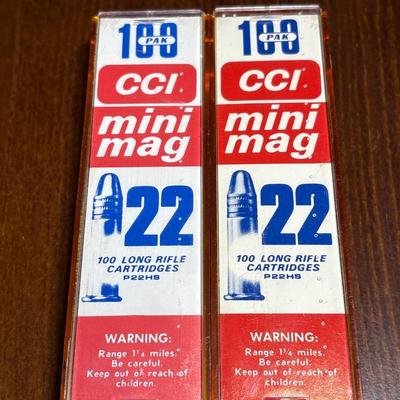 200 rounds .22 cal ammunition