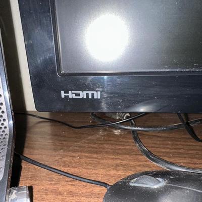 MONITOR, KEYBOARD, SPEAKERS AND MOUSE