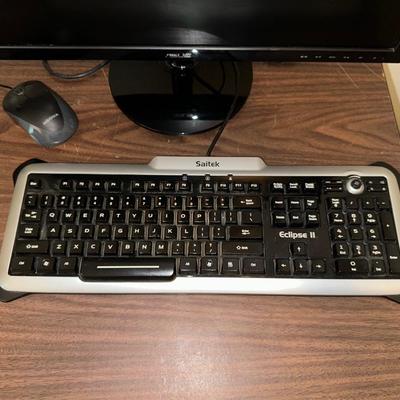 MONITOR, KEYBOARD, SPEAKERS AND MOUSE