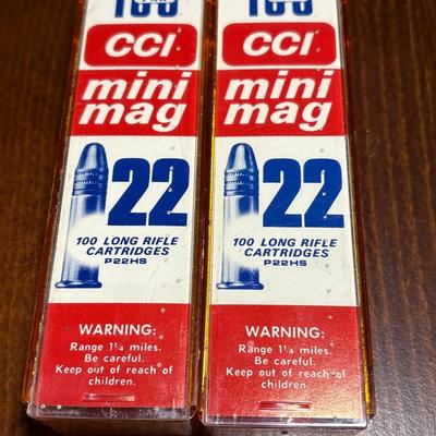 200 rounds of .22 cal ammunition