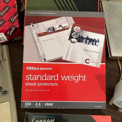 HP LASERJET 1020, BOSTON SPEAKERS & VARIOUS OFFICE SUPPLIES